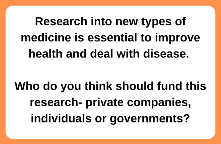Who should fund health research?