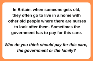 Paying for Elderly Care
